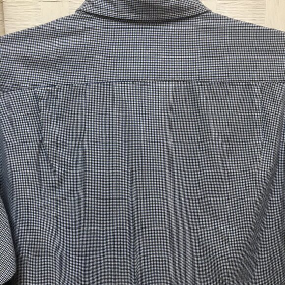 Vintage Polo Golf Ralph Lauren blue houndsooth button down Large - Picture 15 of 16